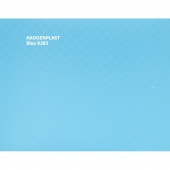 Пленка ПВХ 1,65х25,00м "Haogenplast Unicolors", Blue, синий /8283