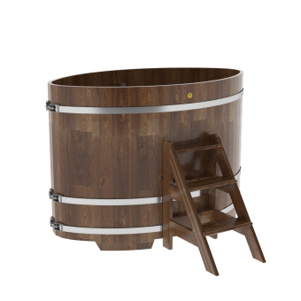 Купель лиственница Рустик 1,02х1,68х1,2 (Морёная УФ)