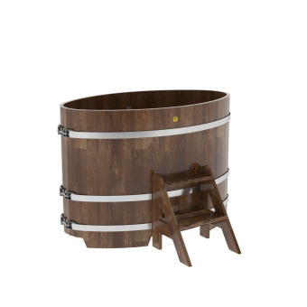 Купель лиственница СЛ 0,8х1,42х1,0 (морёная)