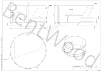 Купель лиственница D 1,8х1,4 (Морёная УФ) 